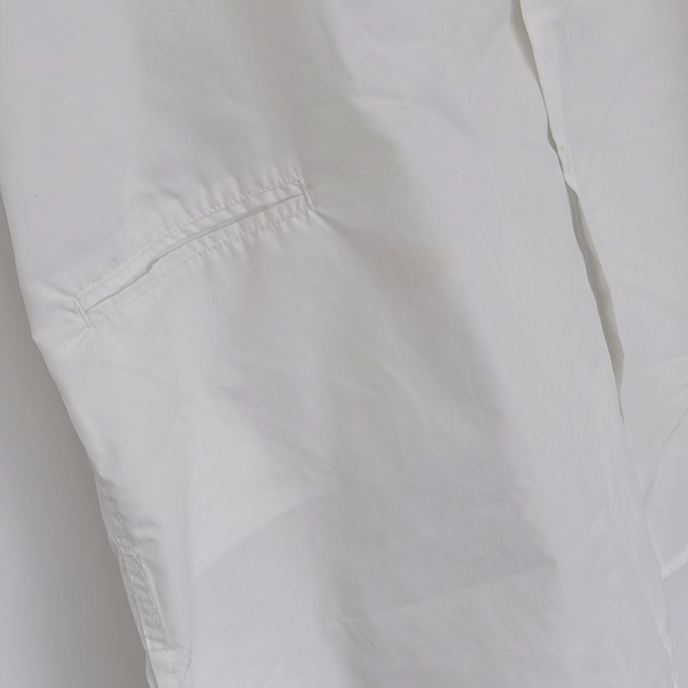 Yohji Yamamoto Oversized White Short-Sleeve Button-Down - Picture 7 of 11